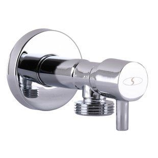 Кран напівобертовий кутовий SOLOMON 1/2&Prime;х1/2&Prime; Lazer 7076