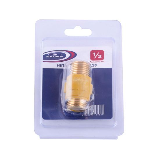 Газовий ніпель діелектричний SOLOMON 1/2&Prime;х1/2&Prime; ЗЗ 911