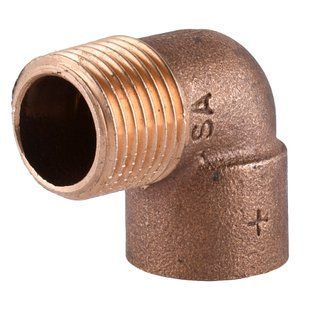 Кутовий перехід на різьбу VIEGA 90 18х1/2&Prime; В (104436)