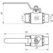 Кран кульовий прямий SELBA 1/2″ ЗВ КР SL1505