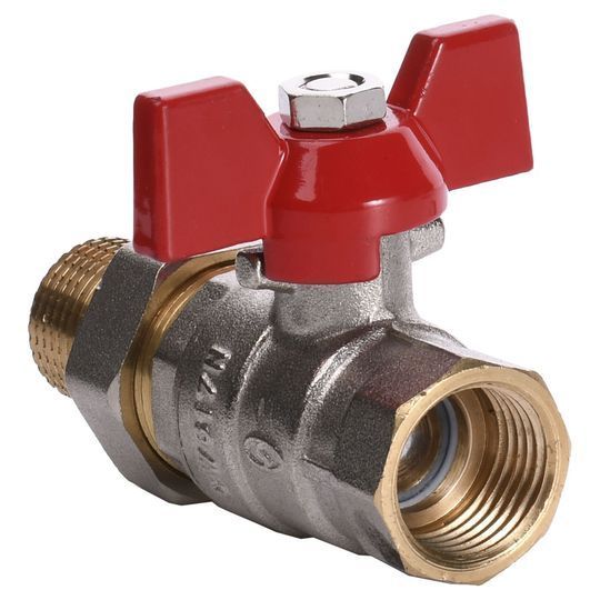 Кран кульовий прямий з американкою SOLOMON 1/2&Prime; ПОСИЛЕНИЙ 1042