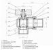Кран кульовий кутовий з американкою SOLOMON 1&Prime; ПОСИЛЕННИЙ B1043