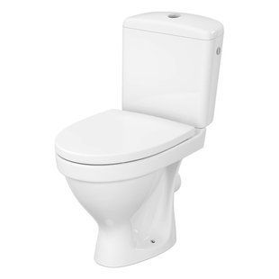 Компакт Cersanit 832 ЕKO II SIMPLEON 010 3/6 з кришкою поліпропілен з металевим кріпленням (UА)